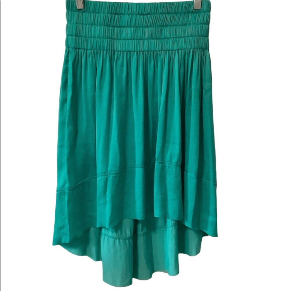 ARITZIA | Wilfred Teal High Low Flowy Skirt - Size XS